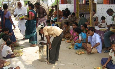 Food Distribution in Kumrapuram Village, Andhra Pradesh