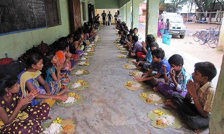 Food Distribution in Vizianagaram at Urban Deprived Residential Hostel