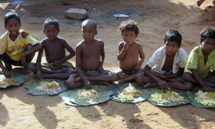Food Distribution in Pandirivalasa Village, Andhra Pradesh