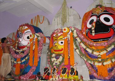 Installation of Sri Jagannatha at Bhaktivedanta Ashram